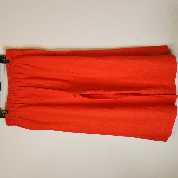 CHICO'S 100% Linen Womens Wide-Leg Pants, Size 14 - Picture 3 of 10